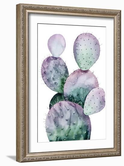 Purple Cactus II-Grace Popp-Framed Art Print