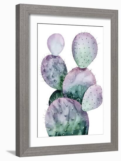 Purple Cactus II-Grace Popp-Framed Art Print