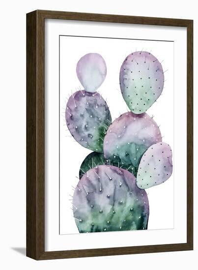 Purple Cactus II-Grace Popp-Framed Art Print