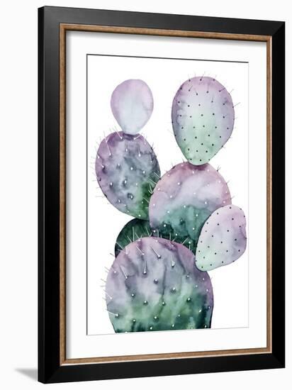 Purple Cactus II-Grace Popp-Framed Art Print