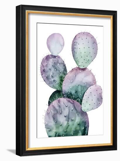 Purple Cactus II-Grace Popp-Framed Art Print