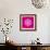 Purple Concentric Flower Center: Mandala Kaleidoscopic Design-tr3gi-Framed Art Print displayed on a wall