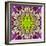 Purple Concentric Flower Center: Mandala Kaleidoscopic-tr3gi-Framed Art Print