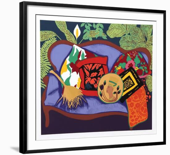 Purple Couch-Hunt Slonem-Framed Serigraph