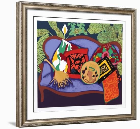 Purple Couch-Hunt Slonem-Framed Serigraph