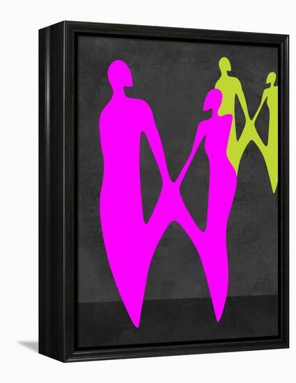 Purple Couple-Felix Podgurski-Framed Stretched Canvas