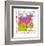 Purple Cow-Cheryl Piperberg-Framed Art Print