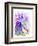 Purple Dragon-Stephanie Analah-Framed Giclee Print