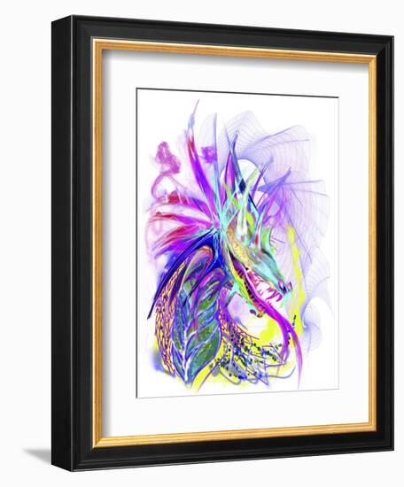 Purple Dragon-Stephanie Analah-Framed Giclee Print