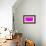 Purple Dress of Words-null-Framed Art Print displayed on a wall