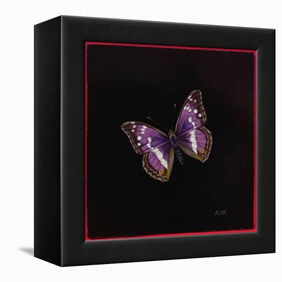 Purple Emperor Butterfly, 2000-Amelia Kleiser-Framed Premier Image Canvas