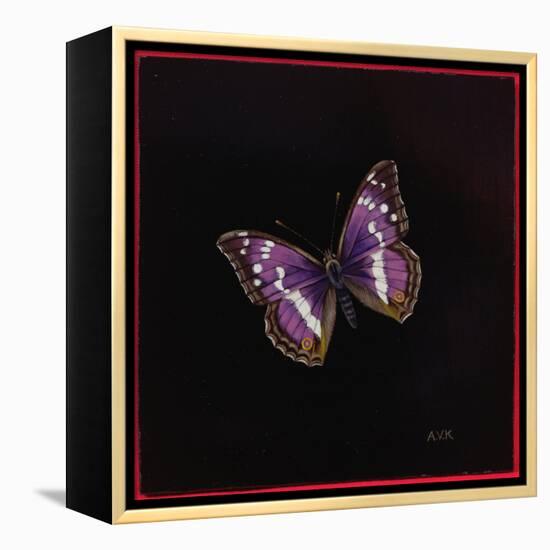 Purple Emperor Butterfly, 2000-Amelia Kleiser-Framed Premier Image Canvas