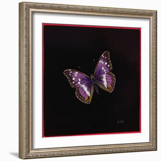 Purple Emperor Butterfly, 2000-Amelia Kleiser-Framed Giclee Print