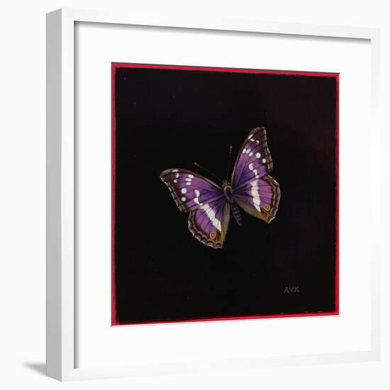 Purple Emperor Butterfly, 2000-Amelia Kleiser-Framed Giclee Print