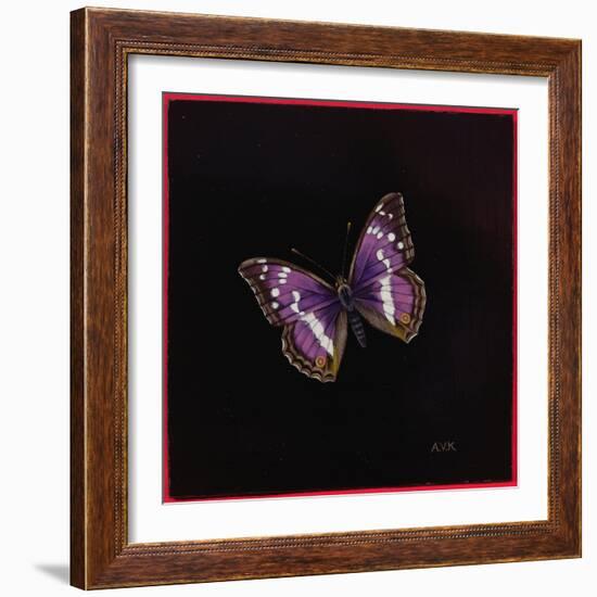 Purple Emperor Butterfly, 2000-Amelia Kleiser-Framed Giclee Print