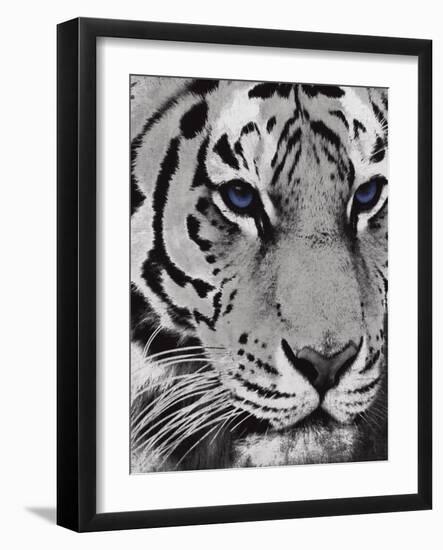 Purple Eyes-Jace Grey-Framed Art Print