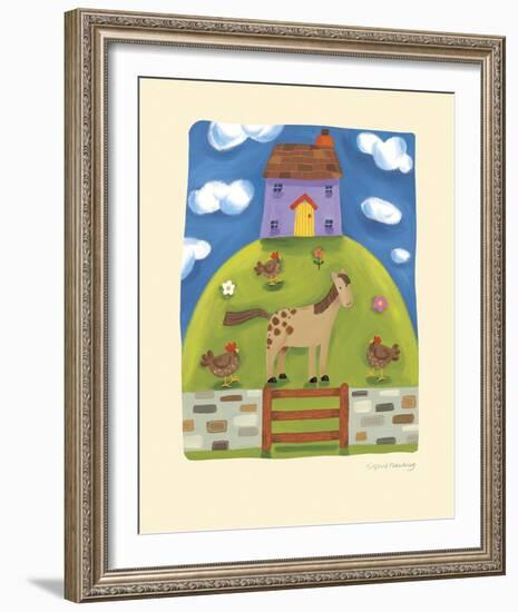 Purple Farmhouse-Sophie Harding-Framed Giclee Print