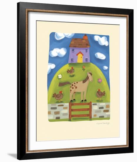 Purple Farmhouse-Sophie Harding-Framed Giclee Print