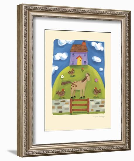 Purple Farmhouse-Sophie Harding-Framed Art Print