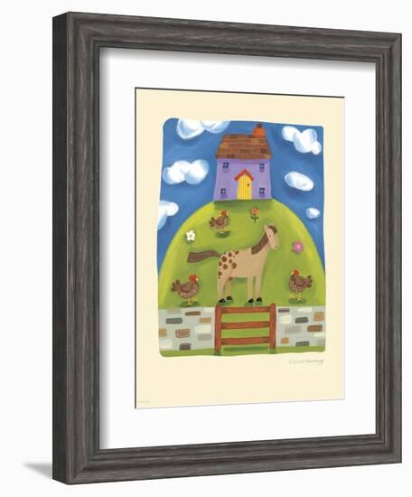 Purple Farmhouse-Sophie Harding-Framed Art Print