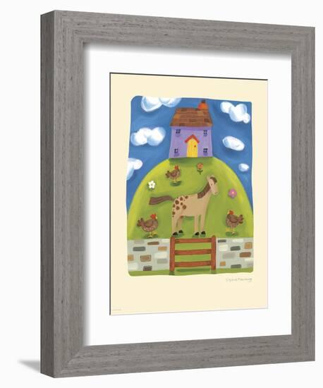 Purple Farmhouse-Sophie Harding-Framed Art Print