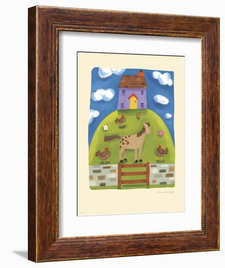 Purple Farmhouse-Sophie Harding-Framed Art Print