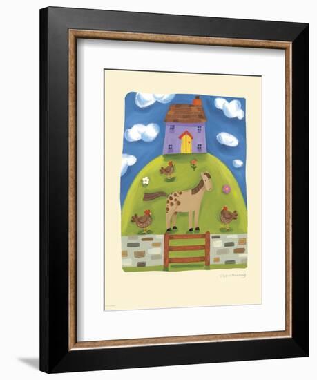 Purple Farmhouse-Sophie Harding-Framed Art Print