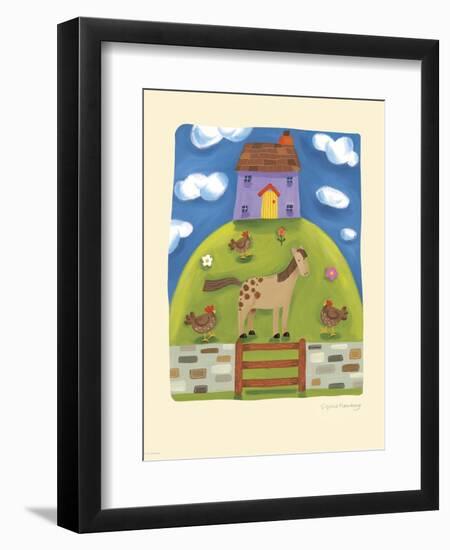 Purple Farmhouse-Sophie Harding-Framed Art Print