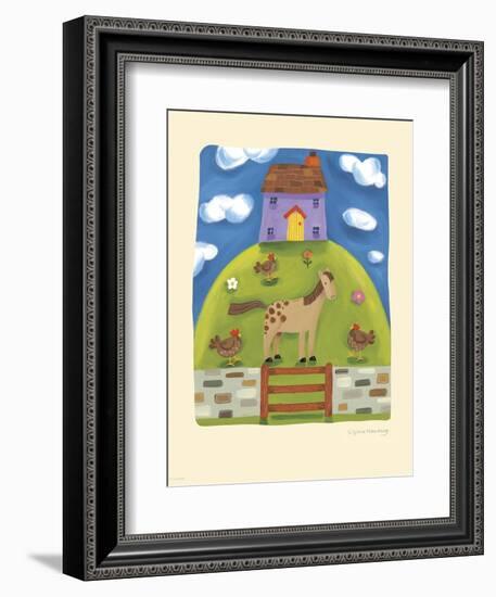 Purple Farmhouse-Sophie Harding-Framed Art Print