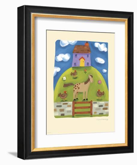 Purple Farmhouse-Sophie Harding-Framed Art Print