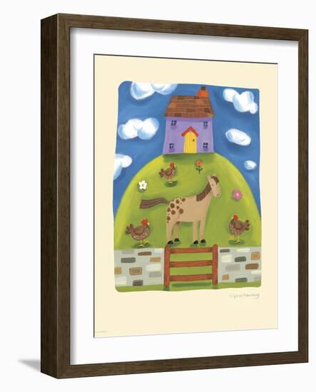 Purple Farmhouse-Sophie Harding-Framed Art Print