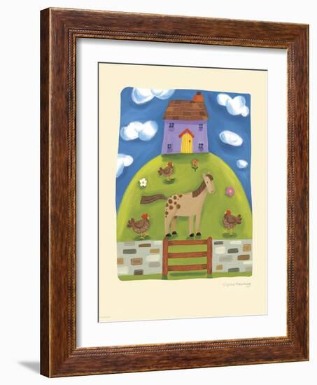 Purple Farmhouse-Sophie Harding-Framed Art Print