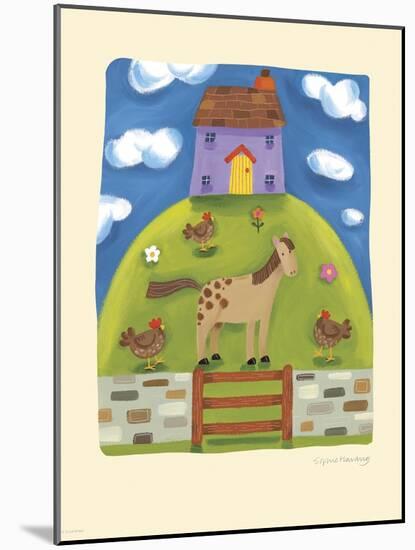 Purple Farmhouse-Sophie Harding-Mounted Art Print