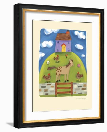 Purple Farmhouse-Sophie Harding-Framed Art Print