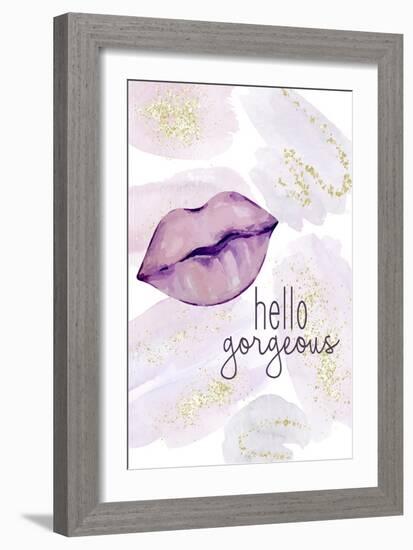 Purple Fashion 3-Kimberly Allen-Framed Art Print