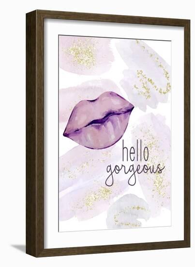 Purple Fashion 3-Kimberly Allen-Framed Art Print