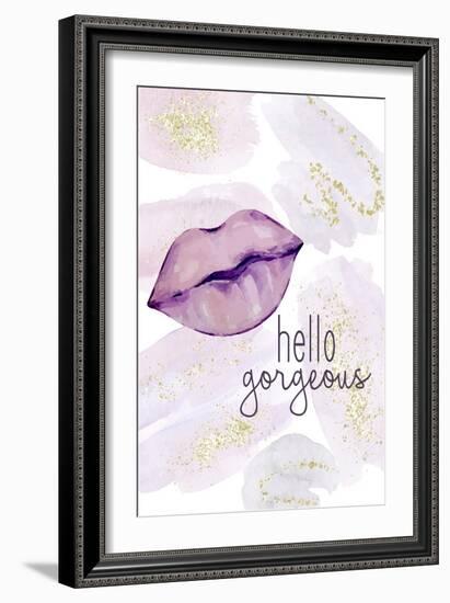 Purple Fashion 3-Kimberly Allen-Framed Art Print