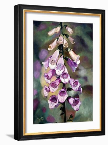 Purple Fingers, 2010-Cruz Jurado Traverso-Framed Giclee Print