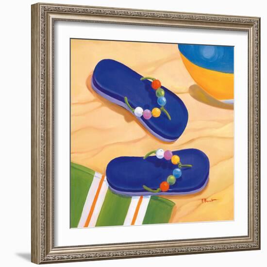 Purple Flip Flops-Paul Brent-Framed Art Print