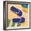 Purple Flip Flops-Paul Brent-Framed Art Print