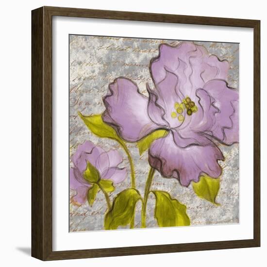 Purple Florals I-Lanie Loreth-Framed Art Print