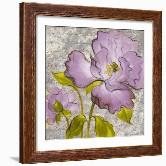 Purple Florals I-Lanie Loreth-Framed Art Print