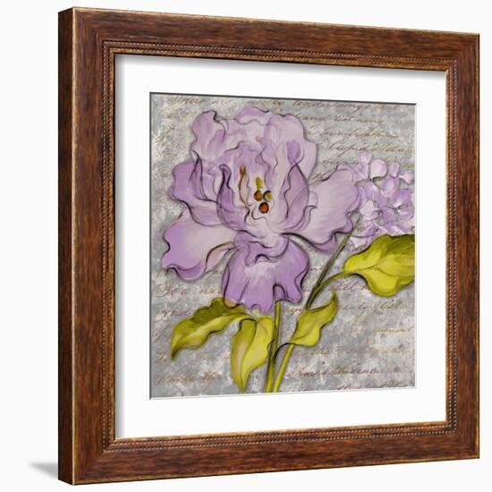 Purple Florals II-Lanie Loreth-Framed Art Print