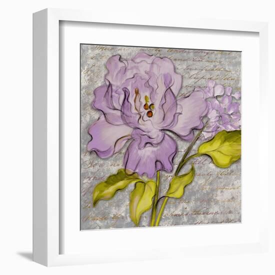 Purple Florals II-Lanie Loreth-Framed Art Print