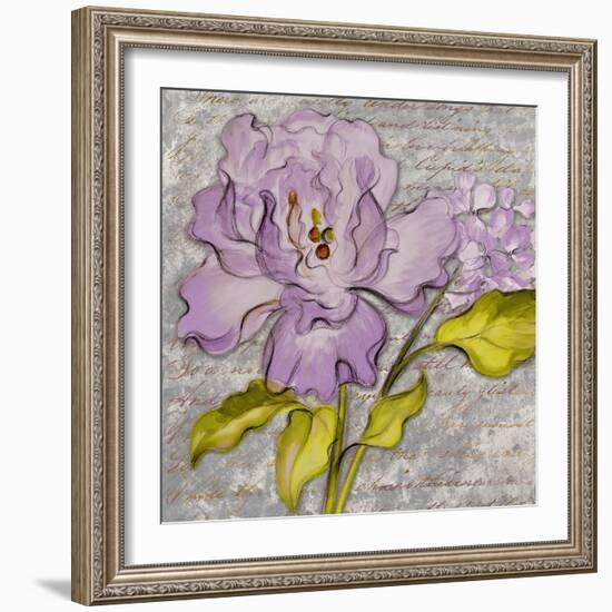 Purple Florals II-Lanie Loreth-Framed Art Print