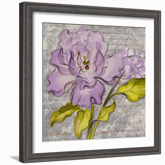 Purple Florals II-Lanie Loreth-Framed Art Print