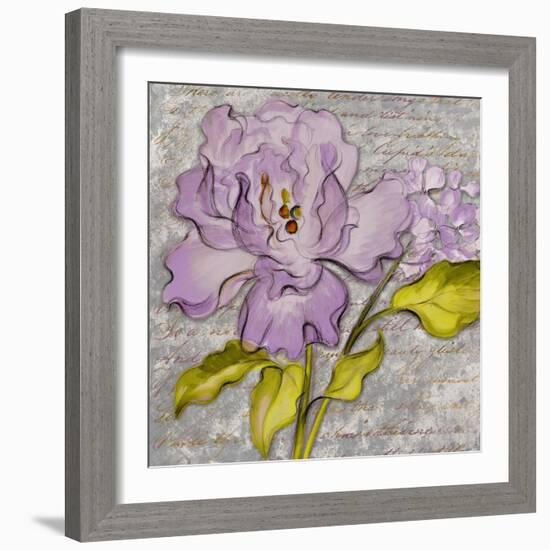 Purple Florals II-Lanie Loreth-Framed Art Print