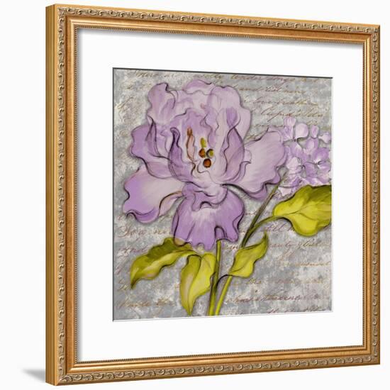 Purple Florals II-Lanie Loreth-Framed Art Print