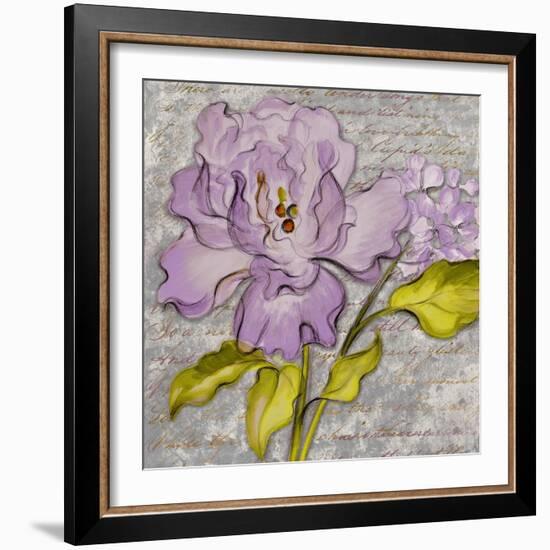 Purple Florals II-Lanie Loreth-Framed Art Print