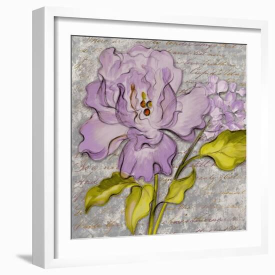 Purple Florals II-Lanie Loreth-Framed Art Print